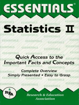 cover image of Statistics II Essentials